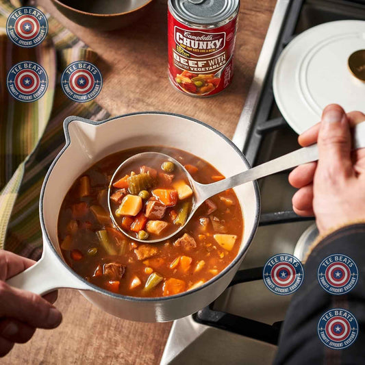 Campbell's Chunky Soup with Country Vegetables – Filling Lunch for College Students and Dorm Life, 18.8 Oz