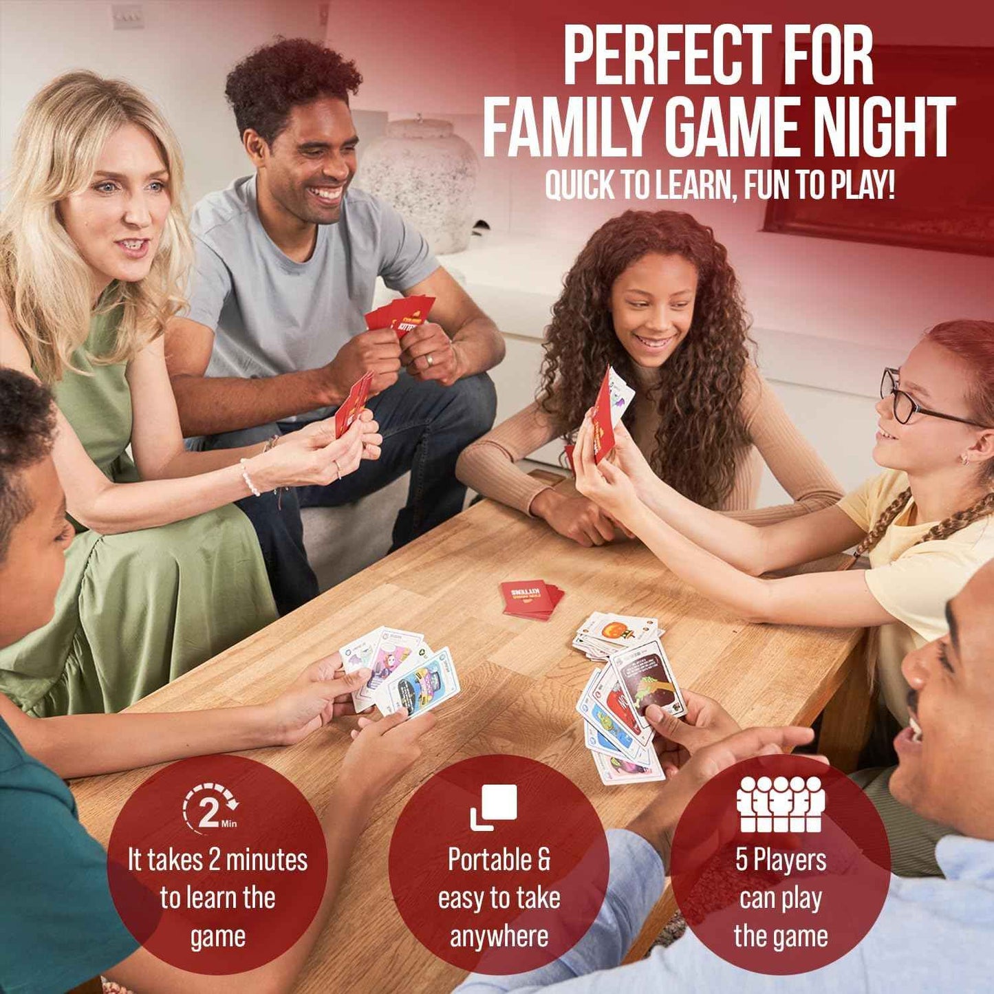 Exploding Kittens Party Pack – White Elephant Exchange Favorite, Hilarious Holiday Gift Under 15 Minutes