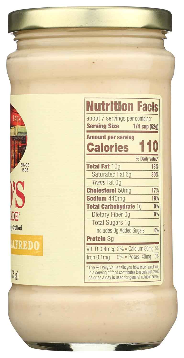 Rao's Four Cheese Alfredo Sauce 15 oz – Thoughtful Gourmet Gift for Pasta Lovers and Foodies