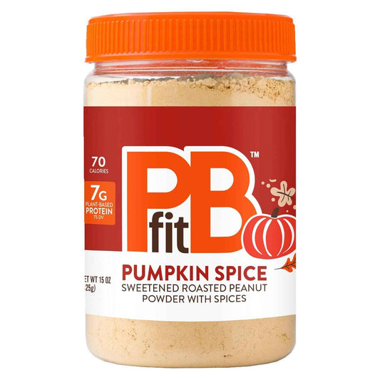 PBfit Pumpkin Spice Peanut Butter Powder Holiday Gift for Health-Conscious Friends, Festive Protein Spread