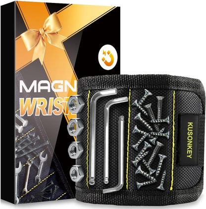 15 super-strong embedded magnets wrapping almost the entire wristband