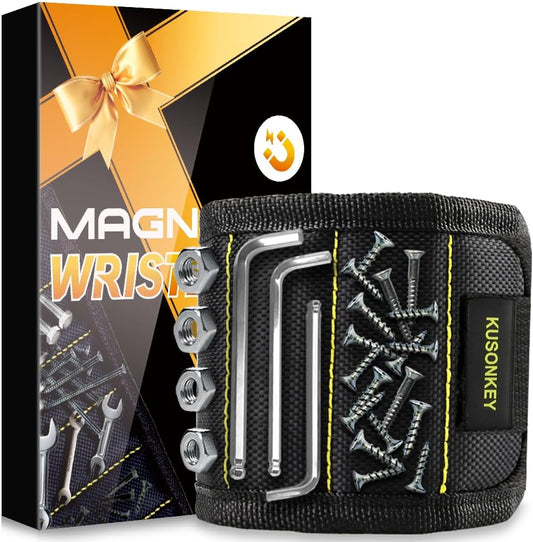 15 super-strong embedded magnets wrapping almost the entire wristband