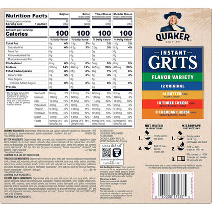 Quaker_Instant_Grits_44_Count_0.98oz_Packets_-_4_Flavor_Variety_Pack_-_Muesli_Breakfast_Product