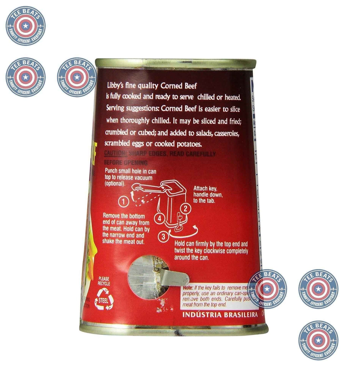 Libby's Corned Beef 12 oz – Shelf-Stable Protein for Camping Trips and Outdoor Cooking
