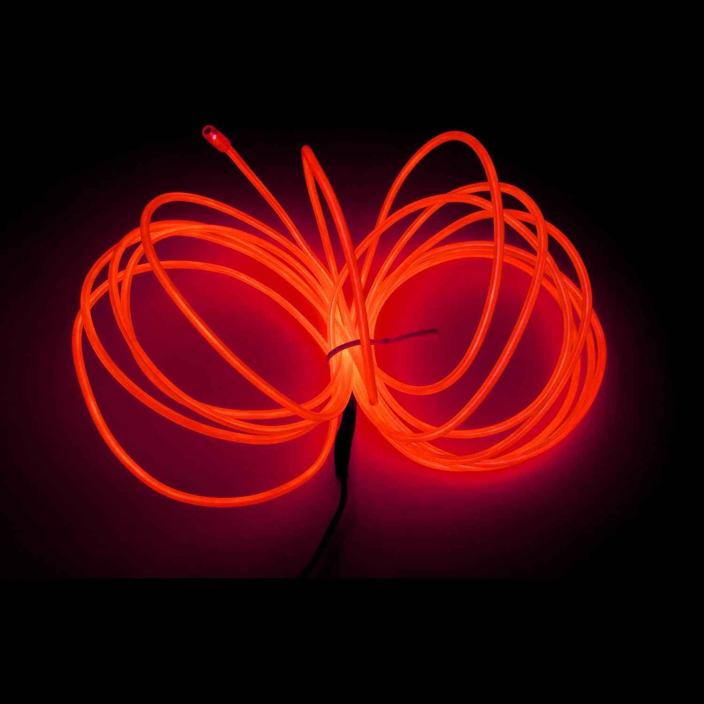 MaxLax EL Wire — Halloween Porch Decor, Cuttable Glowing Rope Light for Front Yard Haunts
