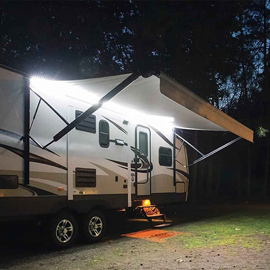 Auledio RV Awning Light Kit – Practical Gift for Camper and Van Life Enthusiasts, 16.4ft 12V Waterproof LED Strip