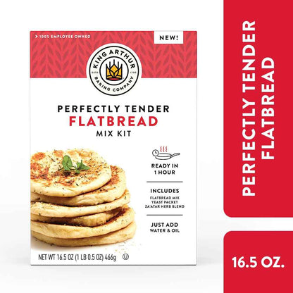 King Arthur Baking Company Flatbread Mix Kit – Premium Housewarming Gift for Foodie Friends, Ready in 1 Hour