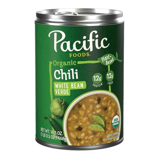 Pacific Foods Organic Fire Roasted Vegetable Chili – Quick Heat and Eat Lunch for the Office Desk