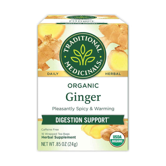 Traditional Medicinals Organic Ginger Tea – Thoughtful Wellness Gift for Mom on Her Birthday