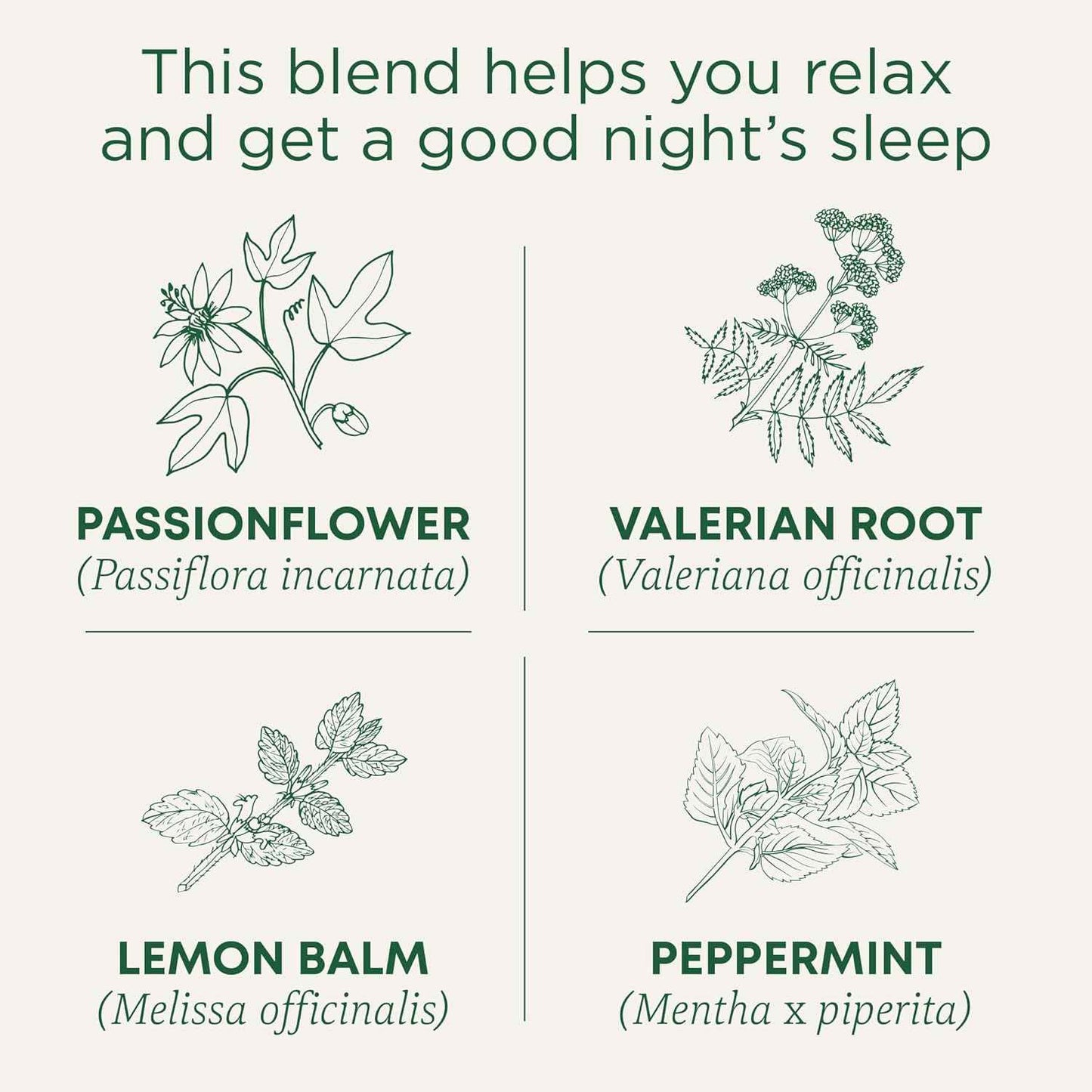 Traditional Medicinals Nighty Night Extra – Simple Organic Sleep Tea for Uncluttered Nightstands, 16 Bags