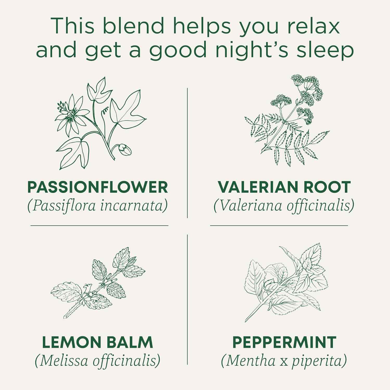 Traditional Medicinals Nighty Night Extra – Simple Organic Sleep Tea for Uncluttered Nightstands, 16 Bags