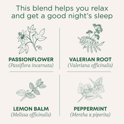 Traditional Medicinals Nighty Night Extra – Simple Organic Sleep Tea for Uncluttered Nightstands, 16 Bags