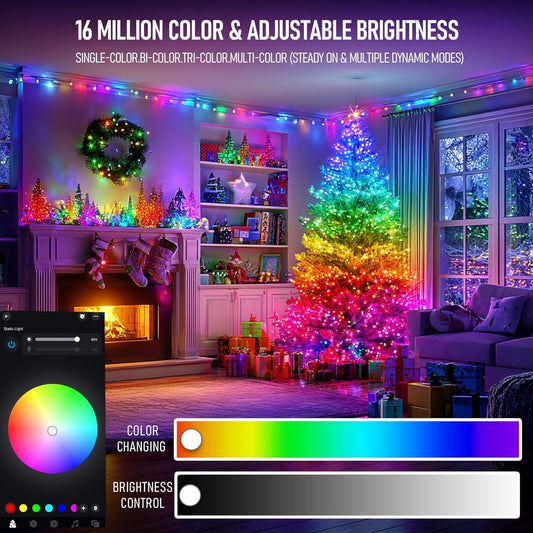 16 million color options and 8 dynamic lighting modes