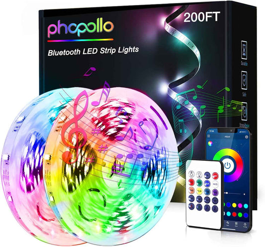 phopollo 24V Low Voltage LED Strip Lights – Cool to Touch, Flameless Ambient Lighting Safe Around Kids and Pets in Any Room