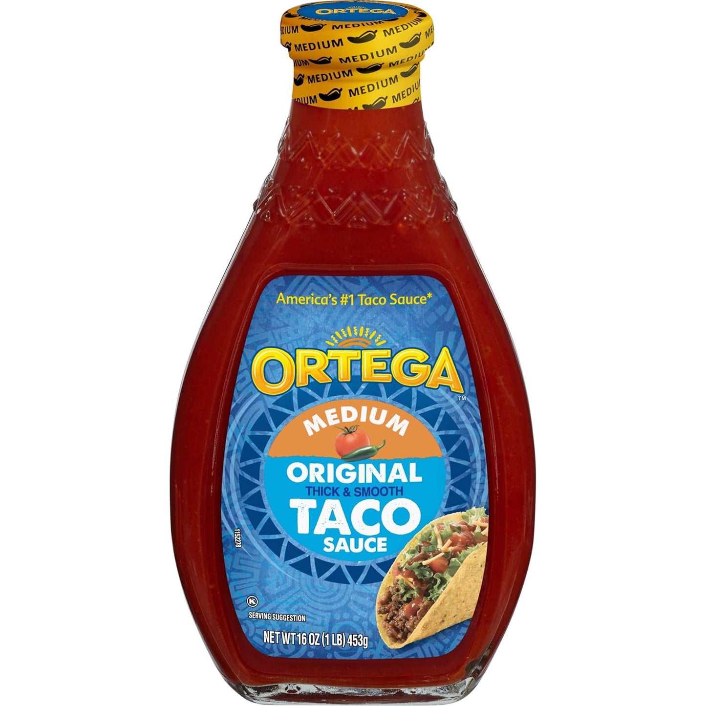 16-ounce family-size bottle with easy-pour squeeze design