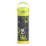 THERMOS FUNTAINER Pokemon Insulated Bottle for Kids – Durable 18/8 Stainless Steel, Soft-Touch Carry Handle for Small Hands