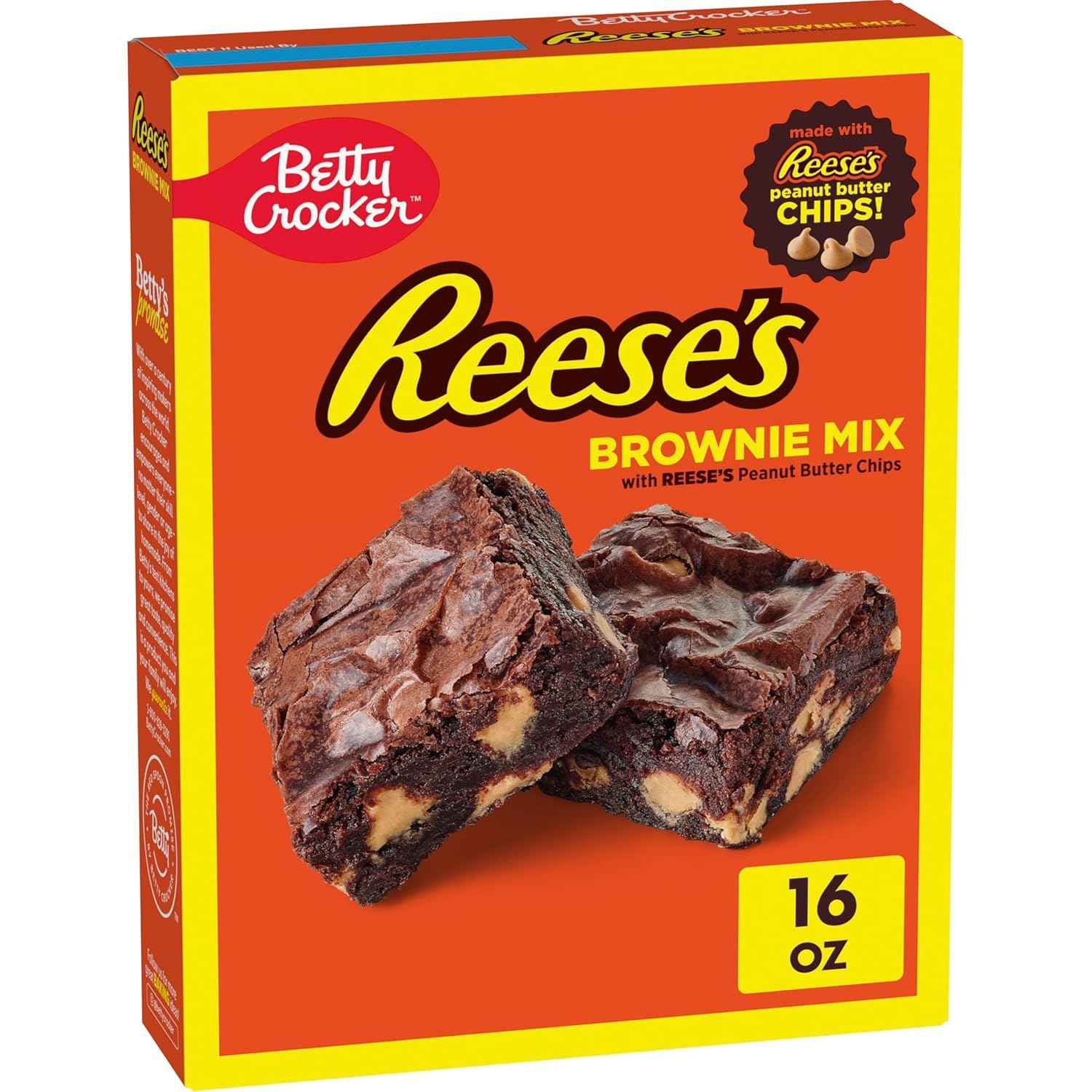 Betty Crocker REESE'S Brownie Mix with Peanut Butter Chips – Ready-to-Give Birthday Gift for Women Who Love Peanut Butter Desserts