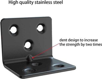 Aufuga Anti-Rust Shelf Bracket for Secure Heavy Load Support in Family Homes