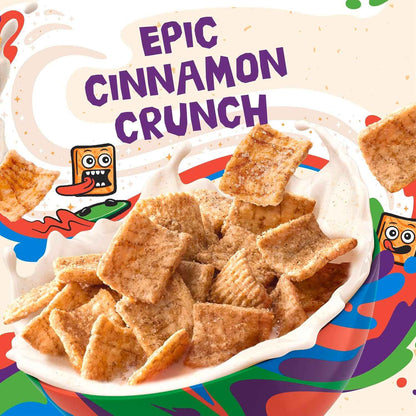 Cinnamon Toast Crunch Cereal – Late-Night Study Snack for College Students, 32 oz Resealable Bag