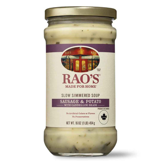 Rao's Made for Home Sausage & Potato Soup 16oz – Premium Italian Soup for Elevated Weeknight Dining