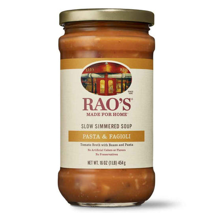 Rao's Homemade Pasta Fagioli Soup - Restaurant-Quality Italian Lunch for the Discerning Home Office