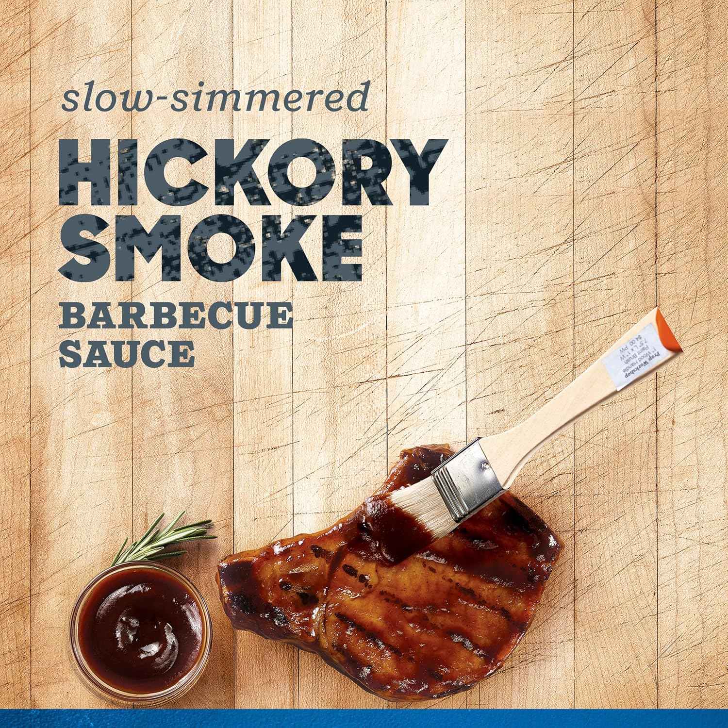 Kraft Hickory Smoke Slow-Simmered Barbecue Sauce, 17.5 oz Bottle – Thoughtful Housewarming Gift for the Grilling Enthusiast