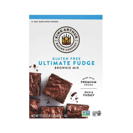 King Arthur Gluten Free Fudge Brownie Mix – Clean-Ingredient Baking for Wellness-Focused Pantries, Rich Chocolate Dessert for Guilt-Free Weeknight Indulgence