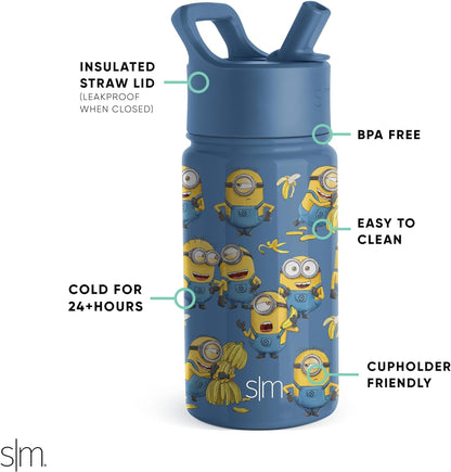 Simple_Modern_Minions_Kids_Water_Bottle_with_Straw_Lid_|_Reusable_Insulated_Stainless_Steel_Cup_for_Toddlers,_School_|_Summit_Collection_|_14oz,_Minions_Unite_Drinkware_Flasks_Bottled_Tumbler_Mug_Portable_Leakproof