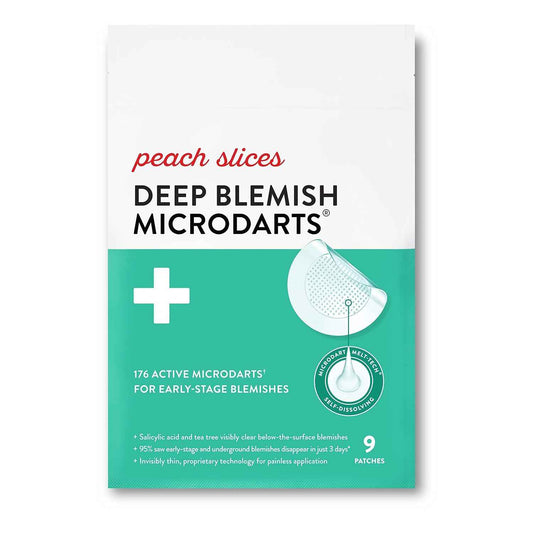 Peach Slices Deep Blemish Microdarts Patch – Wellness-Inspired Blemish Care for Your Wind-Down Skincare Moment