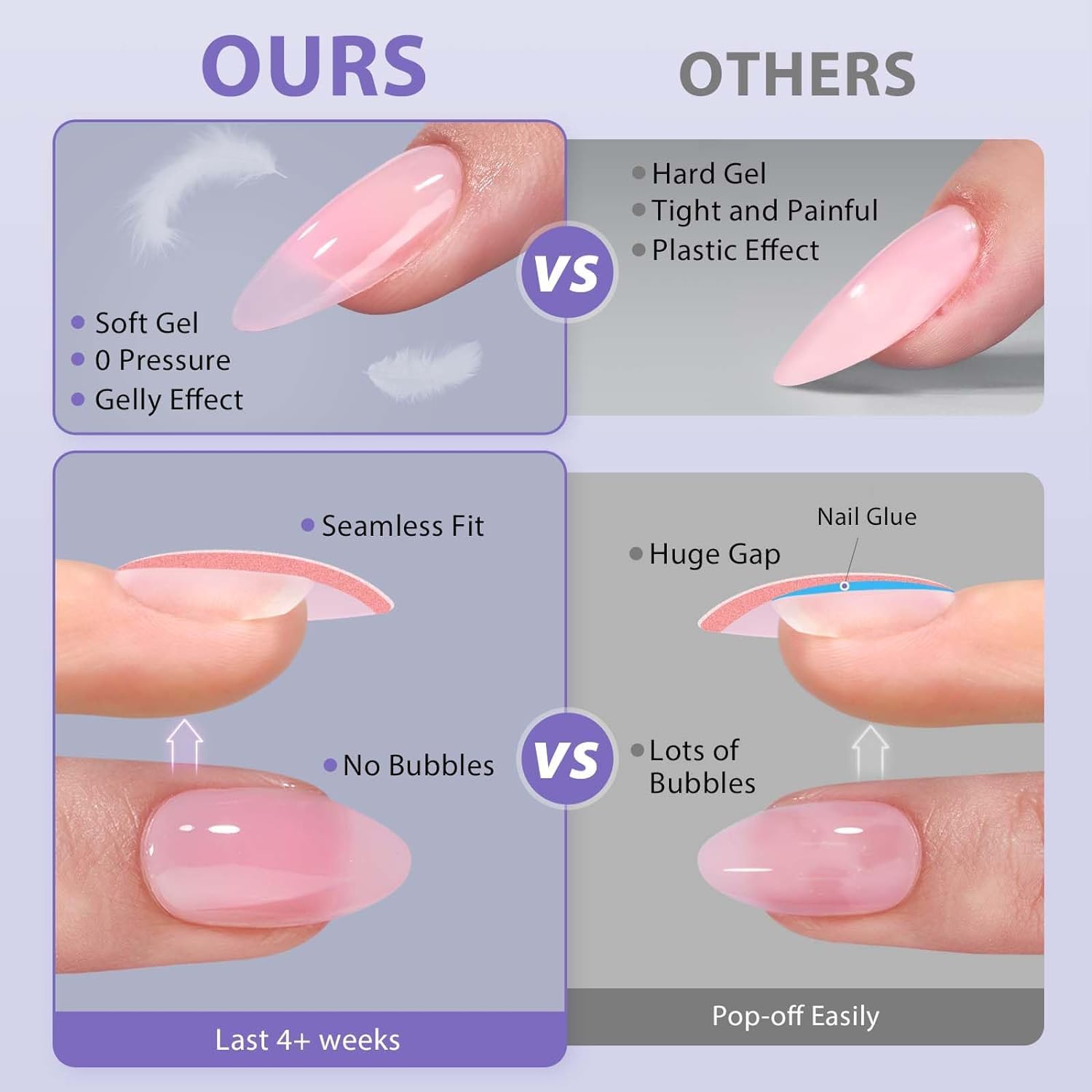 BTArtbox_XCOATTIPS_Natural_Nail_Tips_-Short_Almond_Press_On_Nails_Pink,_Long_Lasting_Soft_Gel_Nails_False_Nail,_Soak_Off_Acrylic_Fake_Nails_Extensions_for_Nail_Art_DIY_Summer_Gifts