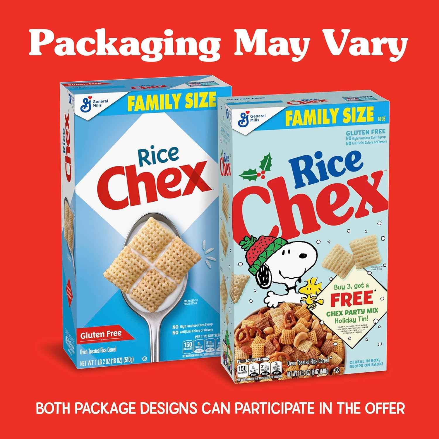 Chex Gluten Free Corn Cereal 18 oz – Holiday Gifting Pantry Box for Housewarming and Hostess Prep