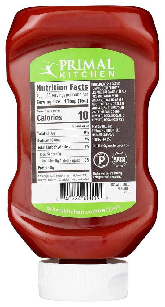 Primal Kitchen Kids Squeeze Ketchup – Child Operable Bottle for Lunchbox Packing and Highchair Tray