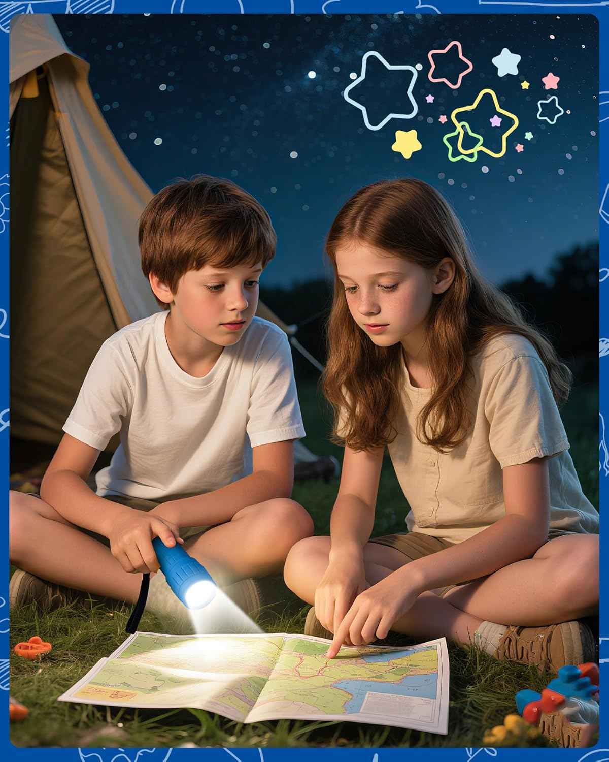 EverBrite 9-LED Flashlight 4-Pack – Weather-Friendly Portable Light for Patio, Picnic, and Backyard Gatherings