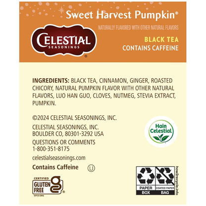Celestial Seasonings Nutcracker Sweet Black Tea – Calming Vanilla Cinnamon Black Tea for Mindful Morning and Afternoon Breaks