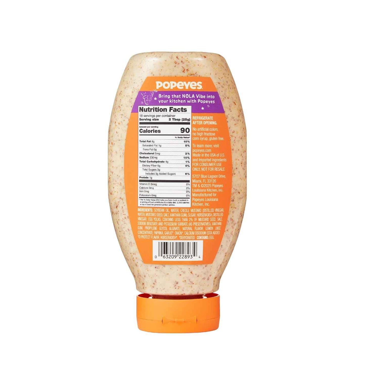 Popeyes Mardi Gras Mustard Dipping Sauce – Festive Birthday Gift for Mom Who Loves Bold Cajun Flavor