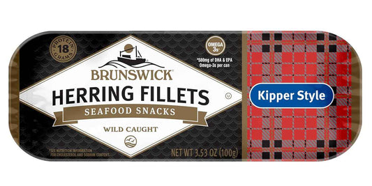 Brunswick Golden Smoked Herring Fillets – Clean-Eating Seafood Snack for Low-Carb Wellness Routines