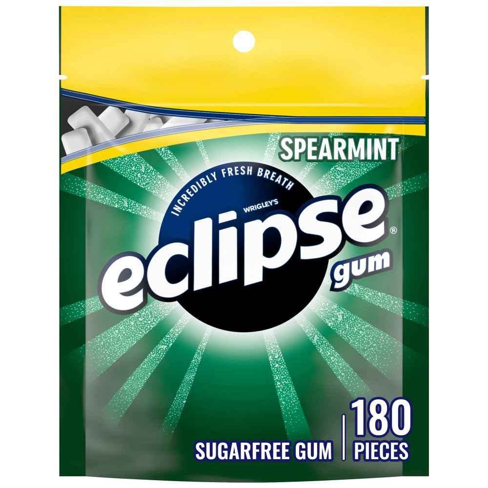 ECLIPSE Spearmint Sugar Free Mint Gum 8.8 oz Bulk Pack – Thoughtful Hostess and Housewarming Present for New Homeowners