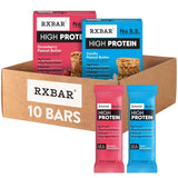 RXBAR High Protein Bars – Focus-Sustaining Office Snack to Beat Afternoon Slumps, Gluten Free 10 Pack