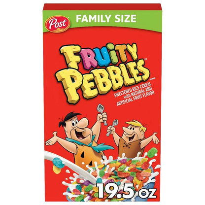 Post Fruity Pebbles Cereal – Better For You Breakfast Cereal for Dietary Restriction Homes
