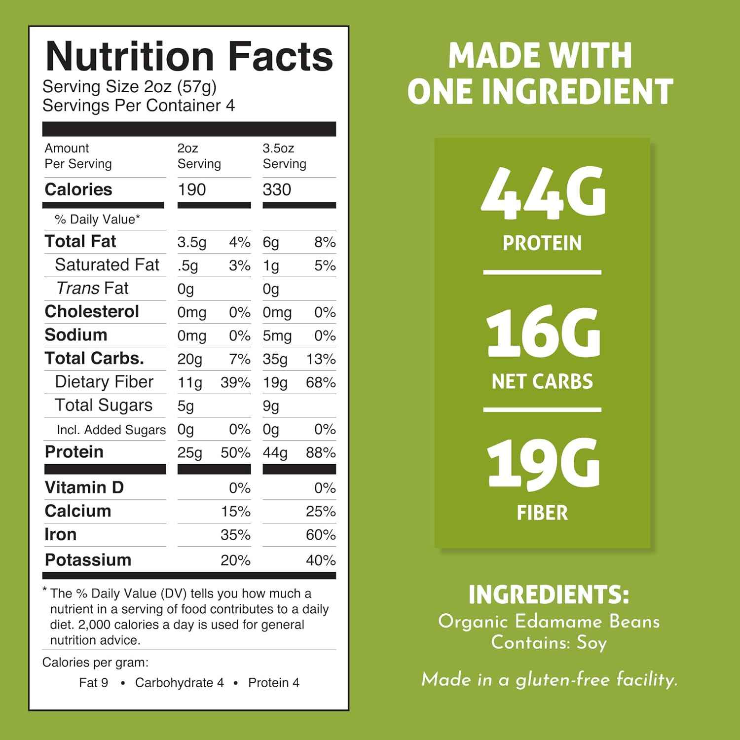The Only Bean Edamame Fettuccine for Fast Post-Workout Meal Prep, 5-Minute High-Protein Pasta