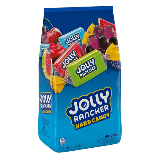 JOLLY_RANCHER_Assorted_Fruit_Flavored_Hard_Candy_Bulk_Bag,_5_lb_Snack_Bonbon_Sweet