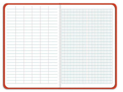 Elan_Publishing_Company_E64-8x4_Field_Surveying_Book_4_⅝_x_7_¼,_Bright_Orange_Cover