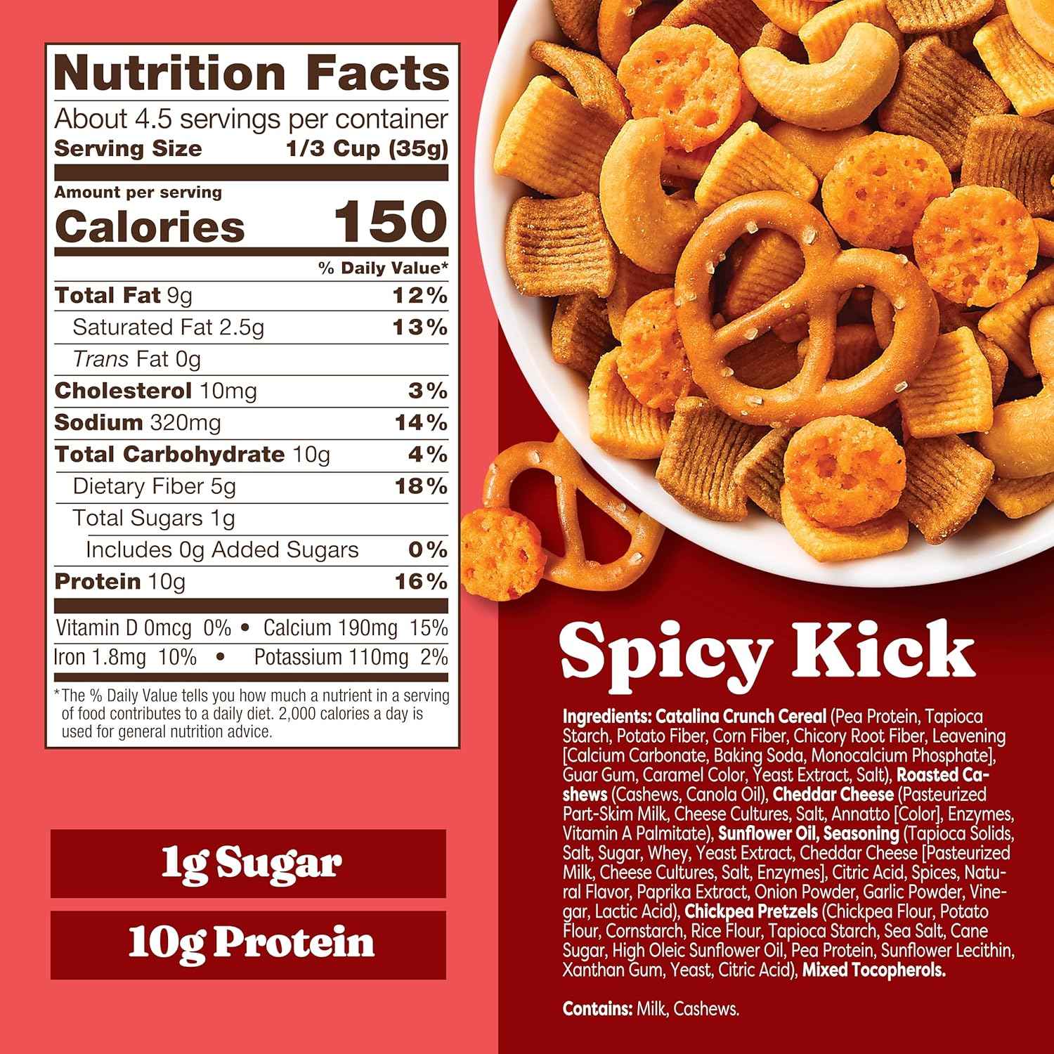 Catalina Crunch Protein Snack Mix - Thoughtful Keto Gift for Health-Conscious Friends and Family