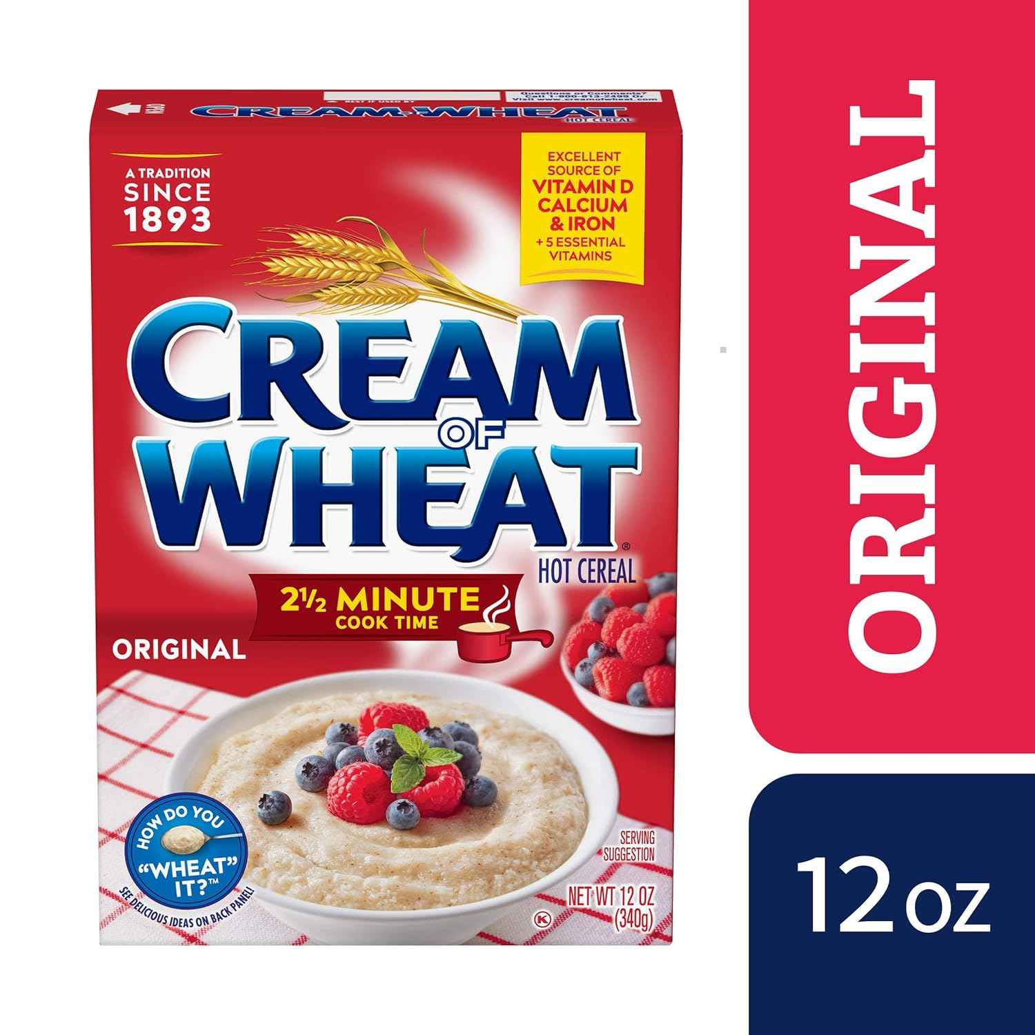 Cream of Wheat Original Stove Top Cereal – Easy-to-Eat Warm Bowl for Toddler Mornings