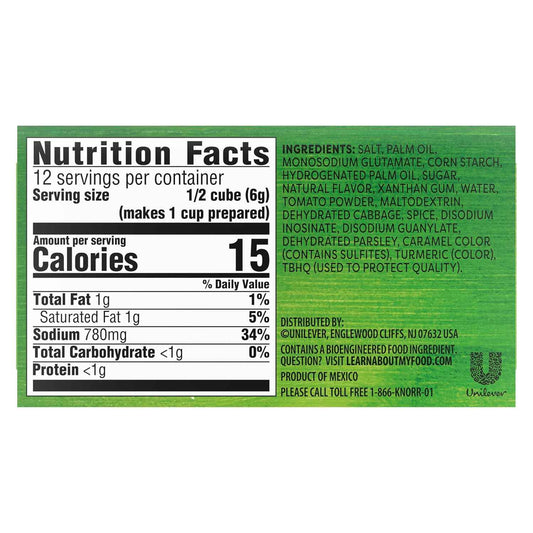 Knorr Vegetable Bouillon Cubes – Pantry Staple for Focused Weeknight Meal Prep
