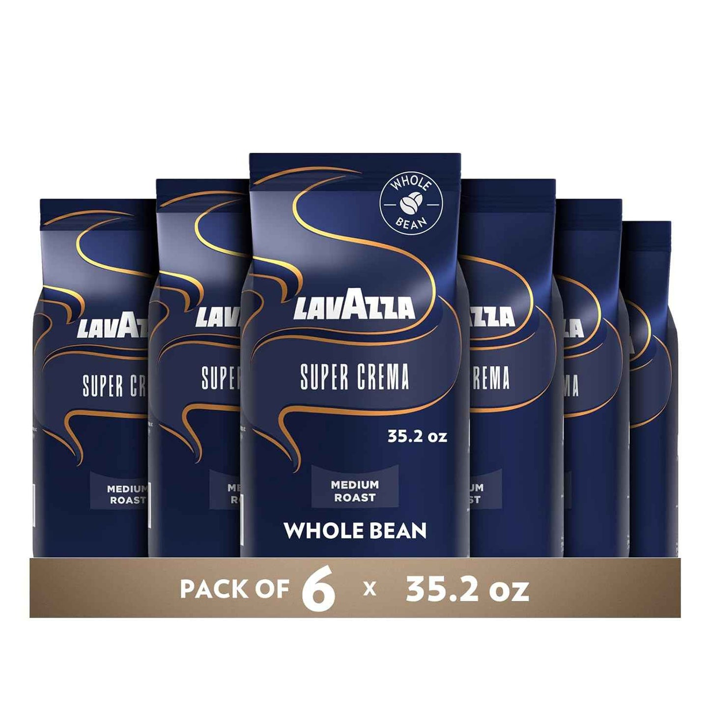 Lavazza Super Crema Whole Bean Coffee – Premium European Espresso Experience for the Connoisseur