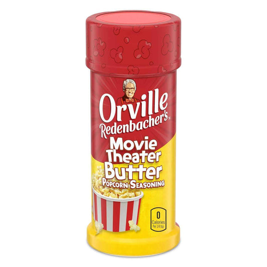 Orville Redenbacher's Movie Theater Butter Popcorn Seasoning 2.4 oz - Pantry Essential for Home Theater and Rec Room Snacking