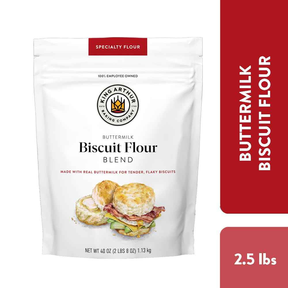 King Arthur Baking Company Buttermilk Biscuit Flour Blend – Thoughtful Housewarming Gift for New Home Cooks, 2.5lb Bag