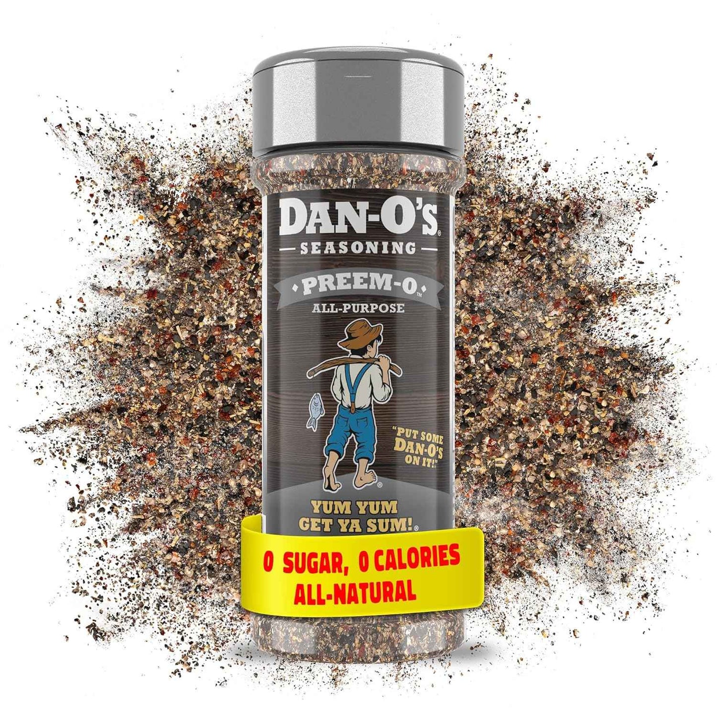 Dan-O's Preem-O Seasoning – Birthday Gift for the Backyard BBQ Dad, Sugar Free Rub, 2.5 oz