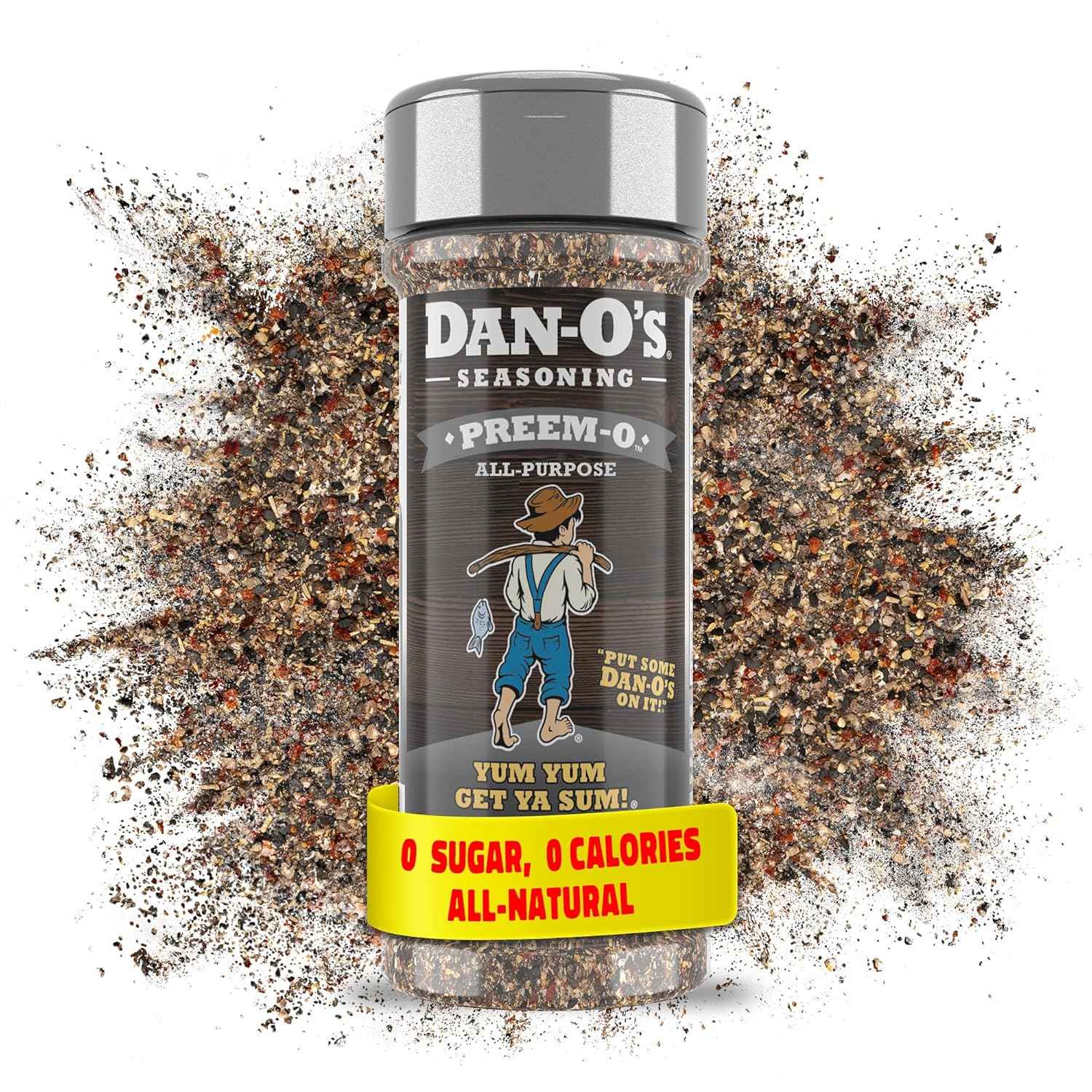 Dan-O's Preem-O Seasoning – Birthday Gift for the Backyard BBQ Dad, Sugar Free Rub, 2.5 oz